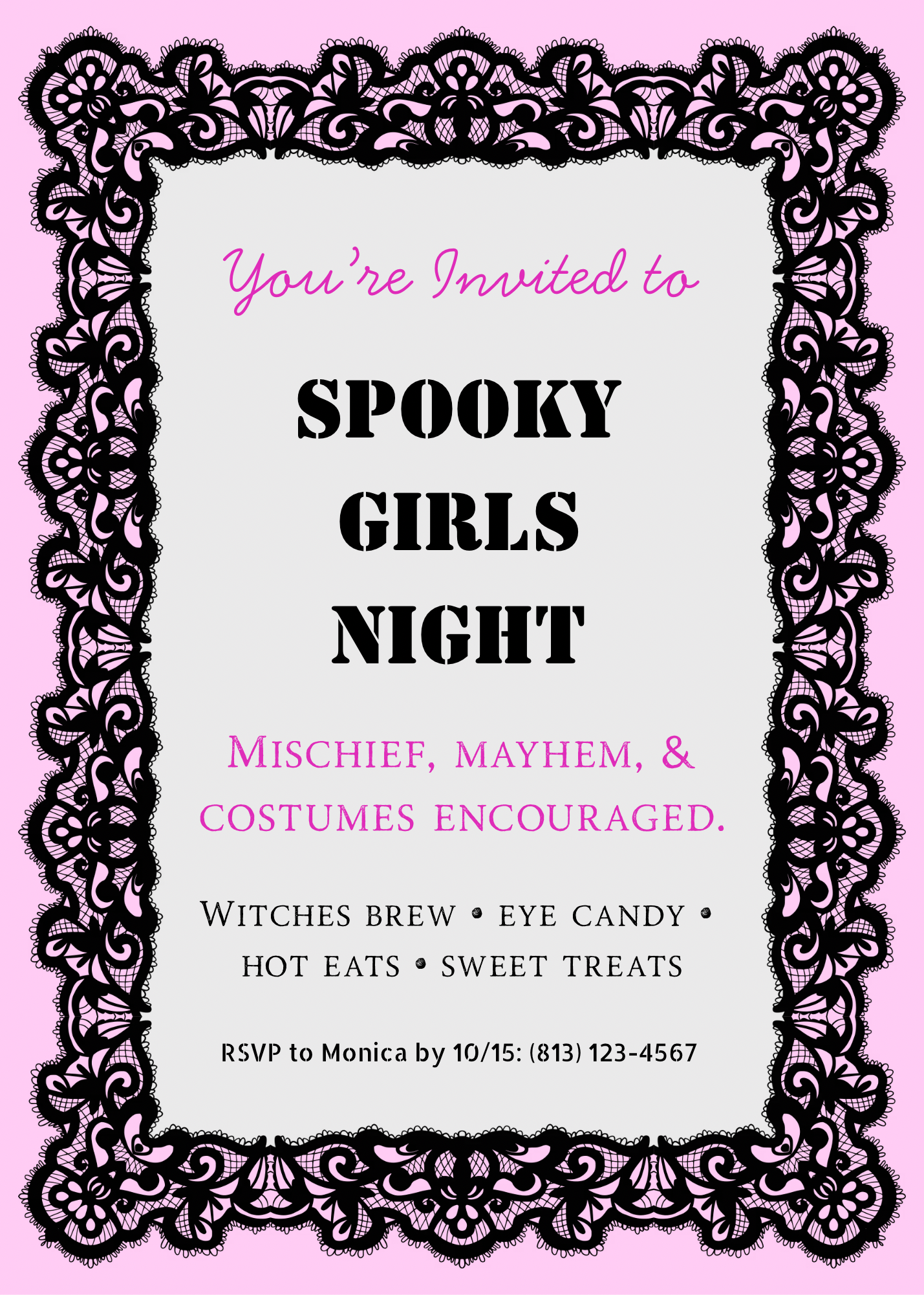 Spooky Girls Night Party Bundle