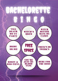 Halloween Bachelorette Bingo Card